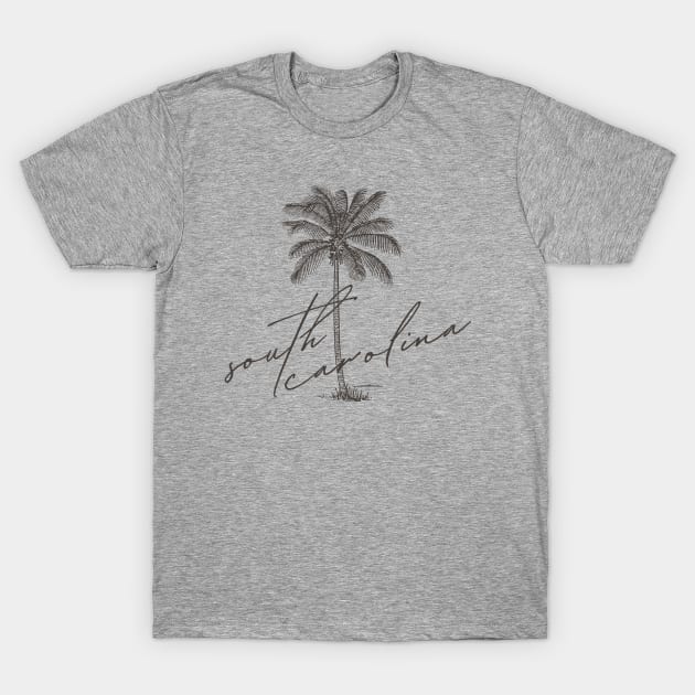 South Carolina Palm Tree T-Shirt by Perfectly Imperfect CE